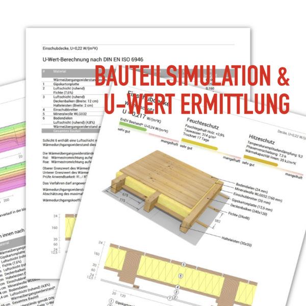 Bauteilberechnung / U-Wert-Ermittlung